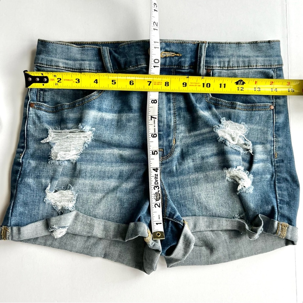 🍒(A221) Women’s Pac Sun Jean Shorts The Shortie. Size: 28 - Picture 8 of 12